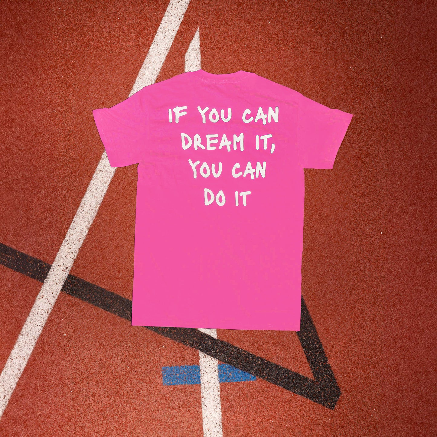 LMJ /// DREAM IT! T-SHIRT PINK - LAMONT MARCELL JACOBS