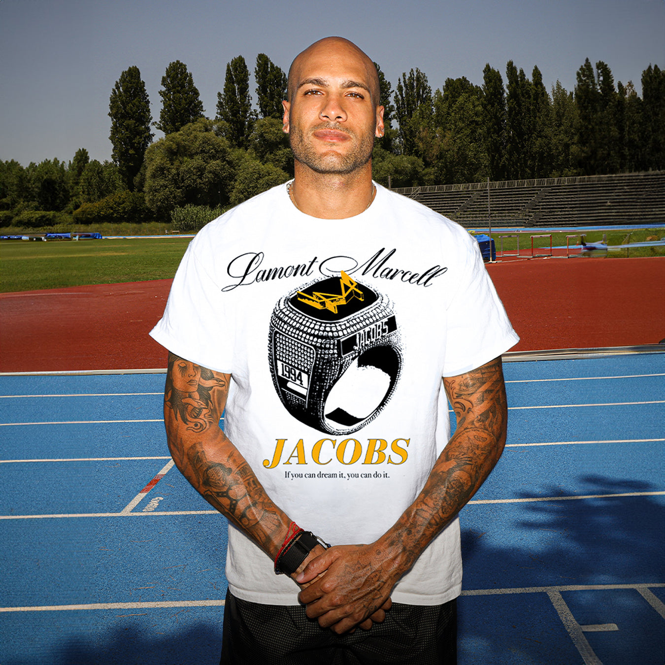 LMJ // RING T-SHIRT - LAMONT MARCELL JACOBS